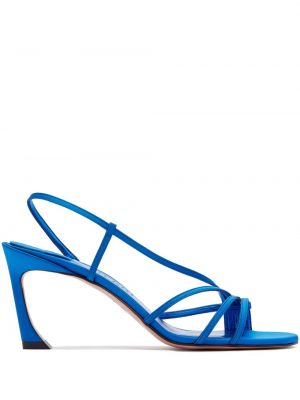 Saténové sandále Pīferi modrá