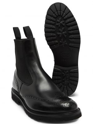 Chelsea boots en cuir Tricker's noir