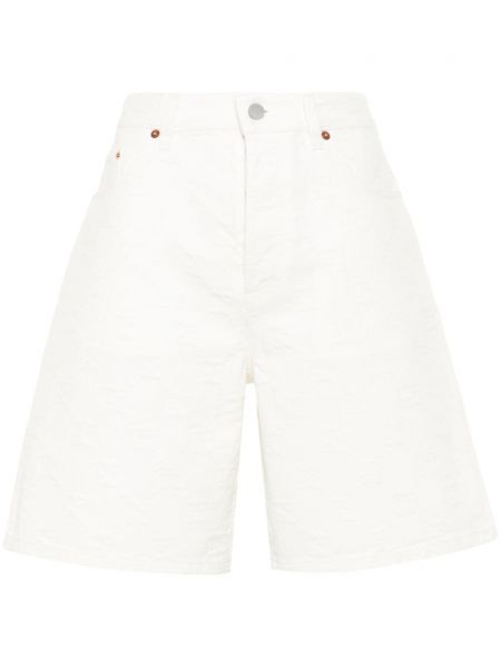 Denimshorts Gucci hvid