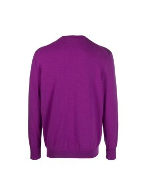 Jersey de cachemir de tela jersey con estampado de cachemira Ballantyne violeta