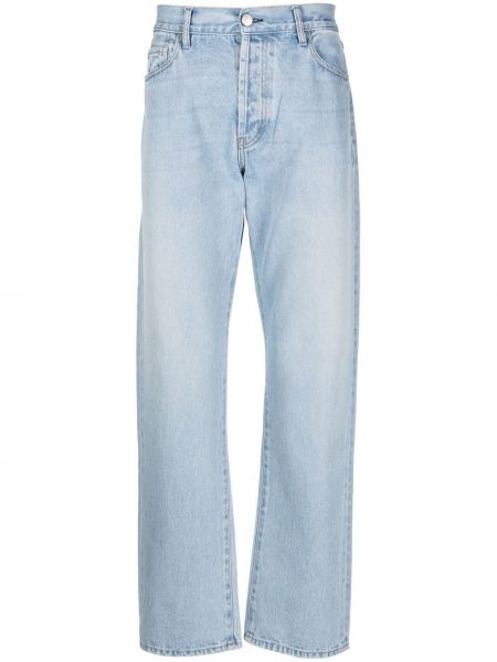Jeans skinny di cotone Aries blu