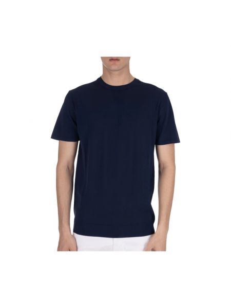 Koszulka bawełniana Daniele Fiesoli niebieska
