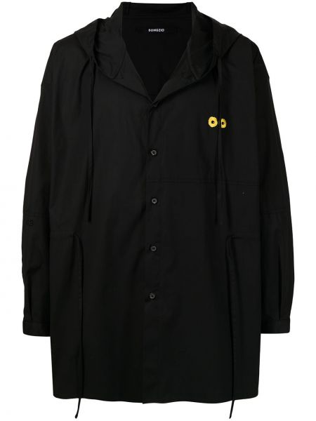 Camisa con capucha Songzio negro