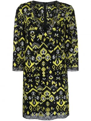 Krystaller jacquard dress Ermanno Scervino svart