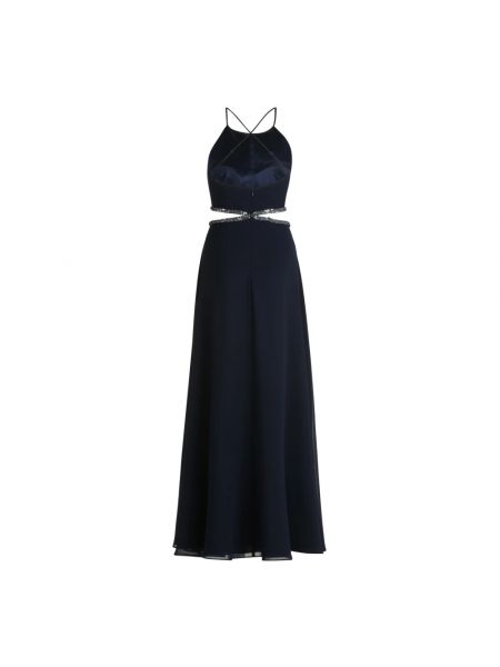 Sukienka długa balowa elegancka Vera Mont niebieska