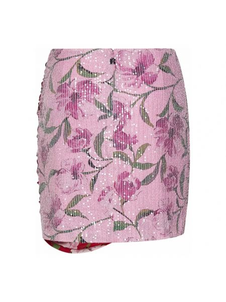 Mini falda con lentejuelas de flores Rotate Birger Christensen