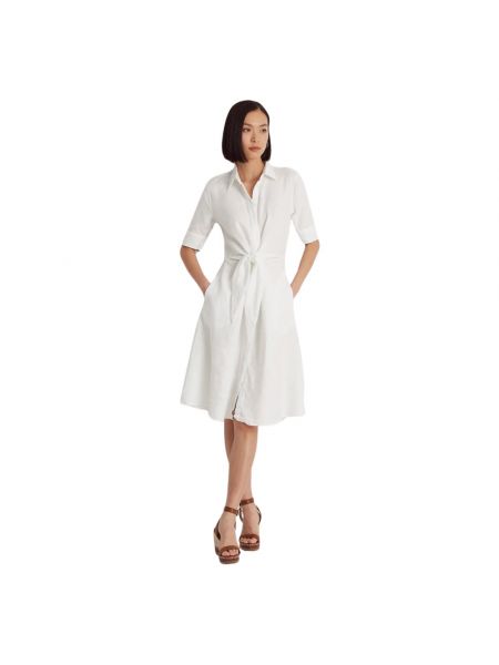 Sukienka midi Polo Ralph Lauren biała