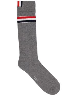 Bavlnené ponožky Thom Browne čierna