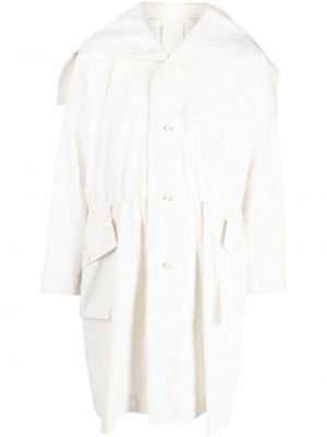 Cappotto Homme Plissé Issey Miyake bianco