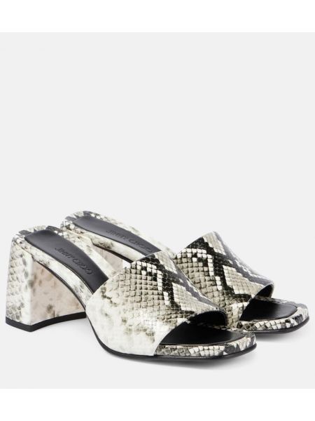 Mules en cuir Jimmy Choo