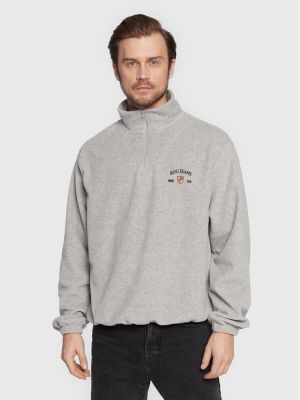 Relaxed fit fliso džemperis Bdg Urban Outfitters pilka