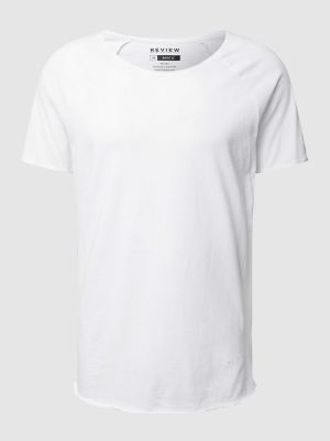 Podstawowa koszulka Review biała