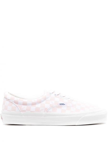 Trykt sjekket sneakers Vans rosa