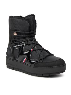 Členkové topánky Tommy Hilfiger čierna