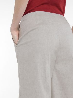 Широки панталони тип „Марлен“ с висока талия Altuzarra Сиво