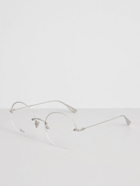 Okulary Dior srebrne