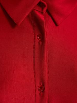 Риза от джърси Alexandre Vauthier червено