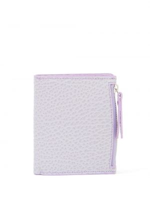 Usnjena denarnica Maison Margiela vijolična