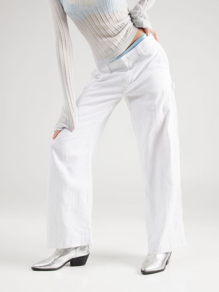 Pantalon Weekday blanc