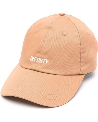 Gorra con bordado Off Duty marrón