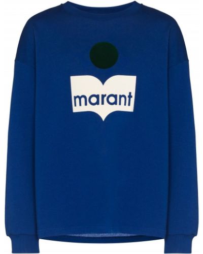 Bluza z okrągłym dekoltem Marant niebieska
