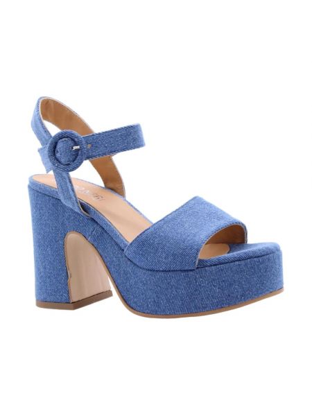 Sandale mit absatz mit hohem absatz Nando Neri blau