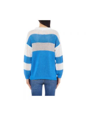Suéter de cuello redondo Liu Jo azul
