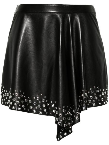 Černé kožená sukně Isabel Marant