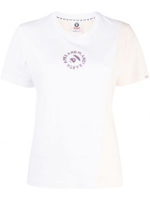 Памучна тениска от джърси Aape By *a Bathing Ape® бяло