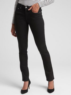 Straight jeans Gap schwarz