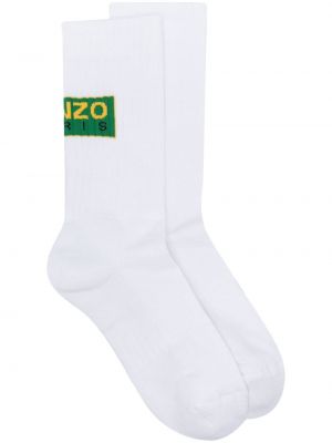 Ponožky s potlačou Kenzo biela