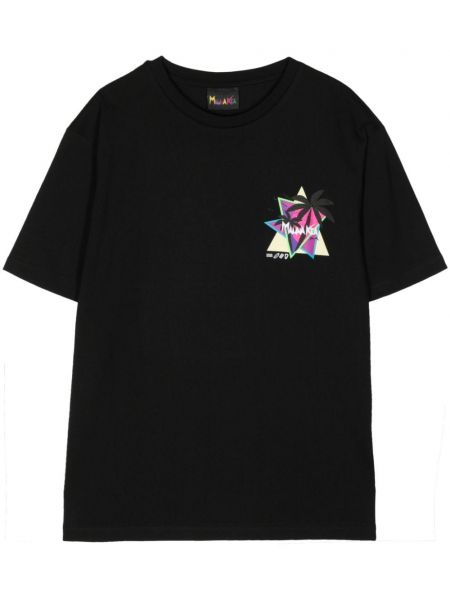 T-shirt Mauna Kea sort