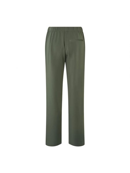 Pantalones rectos de cintura alta Samsøe Samsøe verde