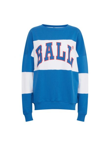 Sweatshirt mit print Ball blau