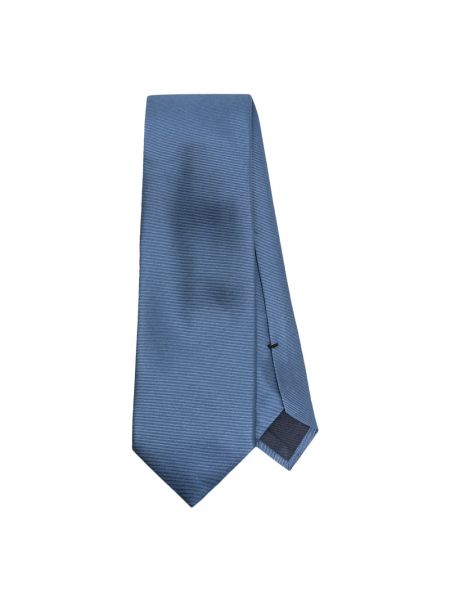 Jedwabny krawat Tom Ford niebieski