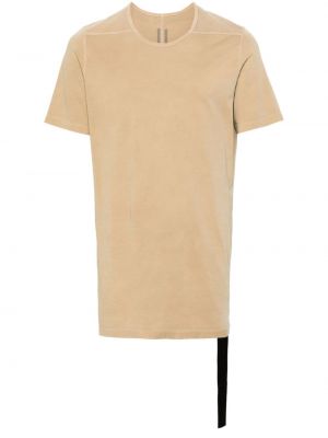 Medvilninis marškinėliai Rick Owens Drkshdw smėlinė