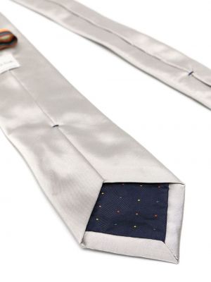 Hedvábná saténová kravata Paul Smith šedá