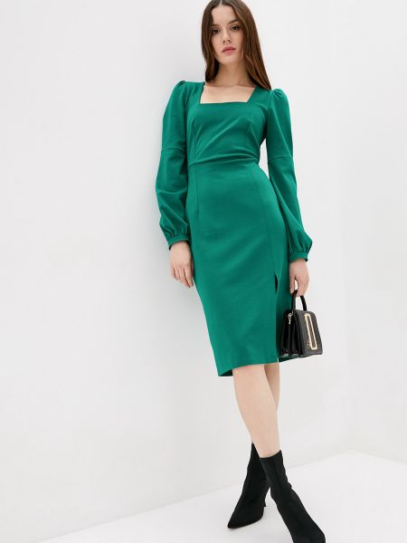 Платье Ricamare зеленое