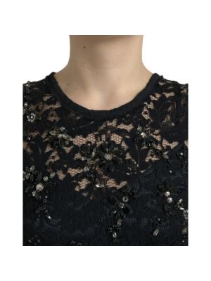 Vestido midi de seda de flores de tejido jacquard Dolce & Gabbana