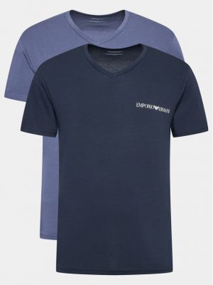 Marškinėliai Emporio Armani Underwear mėlyna
