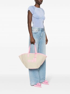 Shopper soma ar apdruku Msgm rozā