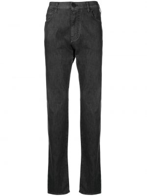 Straight jeans Emporio Armani schwarz