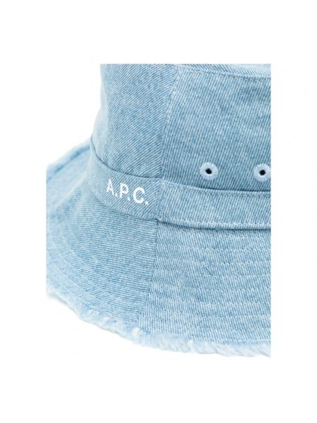 Sombrero de algodón A.p.c. azul