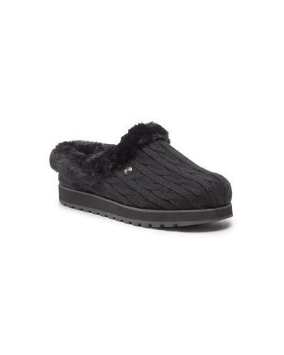 Papuci de casă Skechers negru