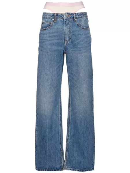 Jeans i nät Alexander Wang blå