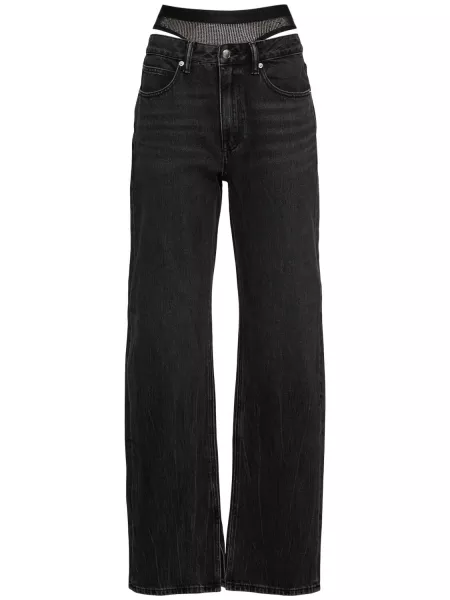 Mesh jeans Alexander Wang grå