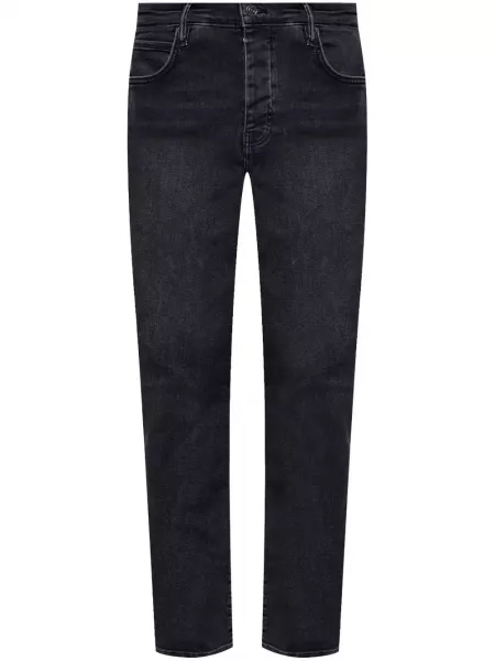 Slim fit-farkut Allsaints musta