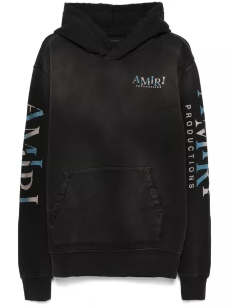 Sweatshirt med print Amiri sort