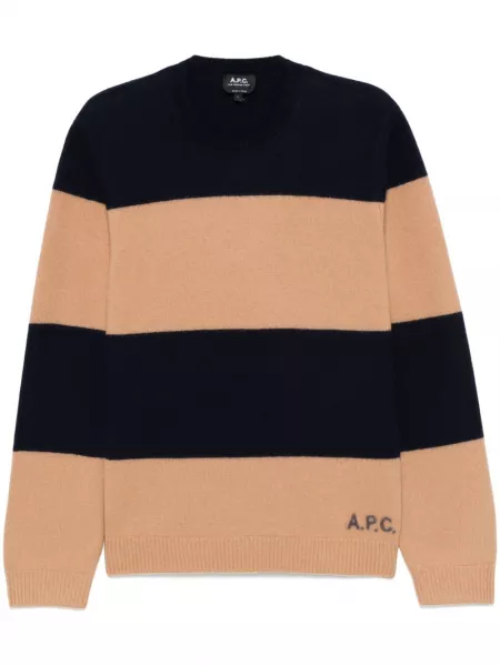 Striktrøje A.p.c. blå