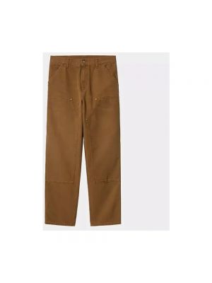 Pantalones rectos Carhartt Wip marrón
